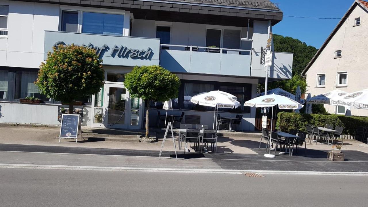 Hotel Restaurant Hirsch Schmiechen エクステリア 写真